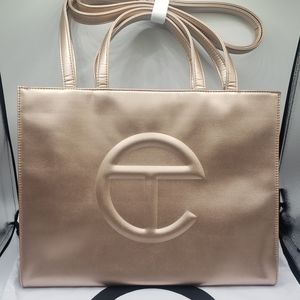 Telfar Copper Medium Shopping Bag